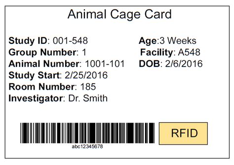 rfid cage card|RFID Cage Cards.